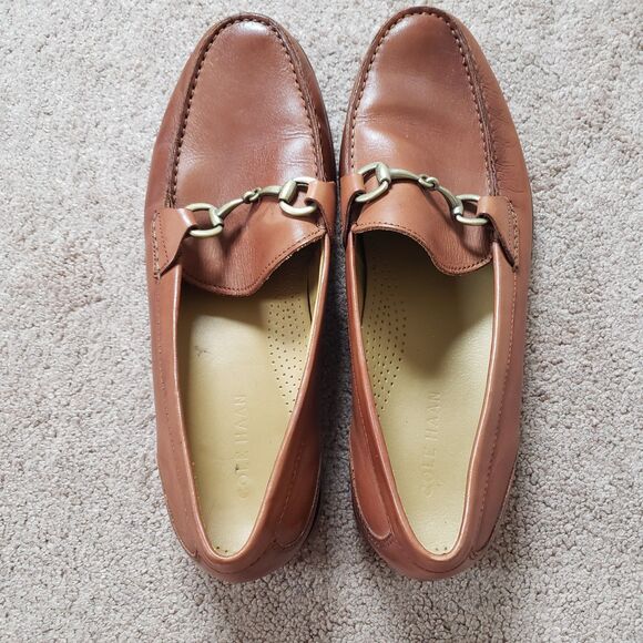 Cole Haan Horsebit Oil Tanned Size 9.5 M Mens Brown Loafers Dress Casual main image 8